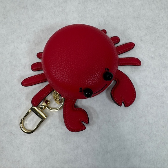 TORY BURCH Carl The Crab Keyfob Coin Purse Bag Charm - 39132 - Picture 5 of 11